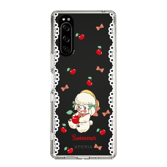 スリムプロテクションケース［ SWIMMER - チェリー - ラッフィー ］