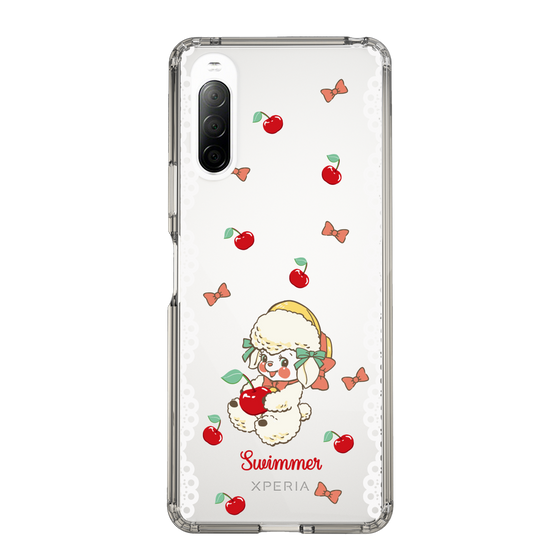 スリムプロテクションケース［ SWIMMER - チェリー - ラッフィー ］