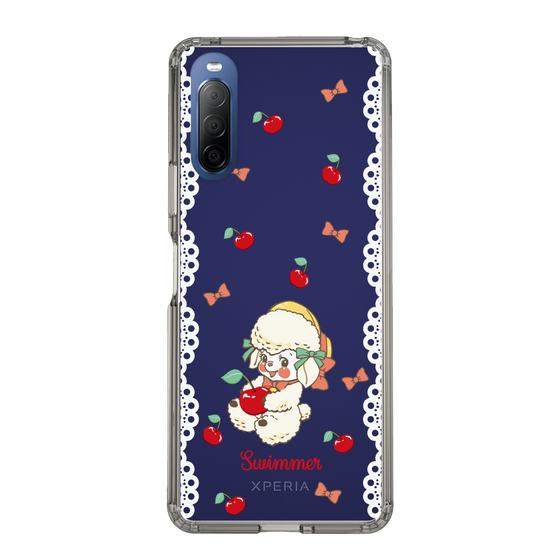 スリムプロテクションケース［ SWIMMER - チェリー - ラッフィー ］