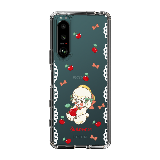 スリムプロテクションケース［ SWIMMER - チェリー - ラッフィー ］