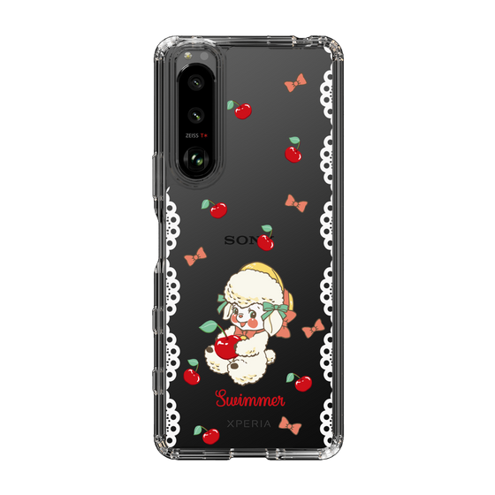 スリムプロテクションケース［ SWIMMER - チェリー - ラッフィー ］