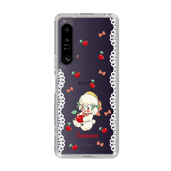 スリムプロテクションケース［ SWIMMER - チェリー - ラッフィー ］