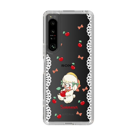 スリムプロテクションケース［ SWIMMER - チェリー - ラッフィー ］