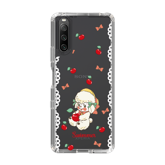 スリムプロテクションケース［ SWIMMER - チェリー - ラッフィー ］