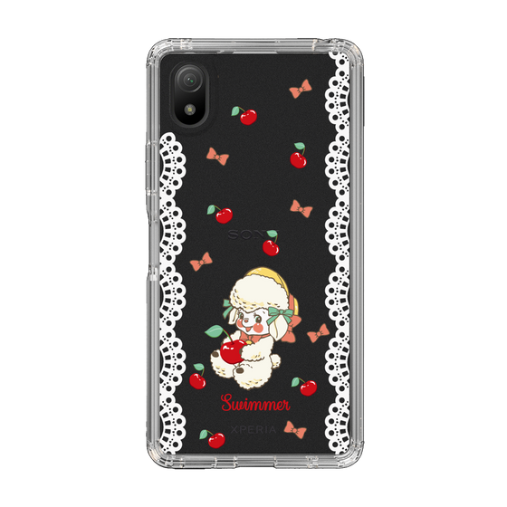 スリムプロテクションケース［ SWIMMER - チェリー - ラッフィー ］