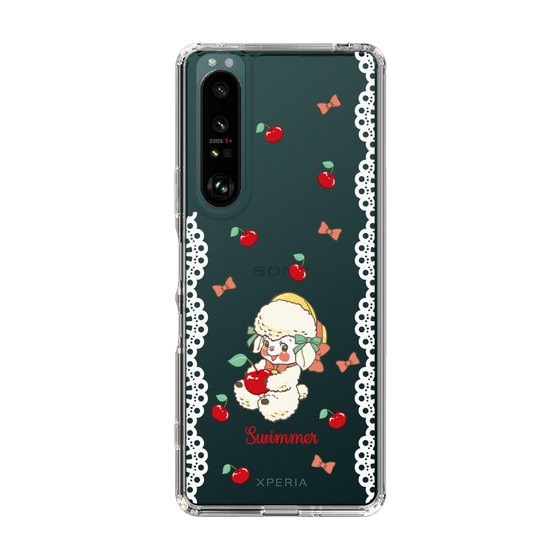 スリムプロテクションケース［ SWIMMER - チェリー - ラッフィー ］