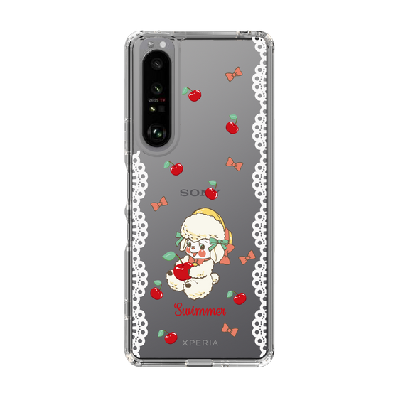 スリムプロテクションケース［ SWIMMER - チェリー - ラッフィー ］