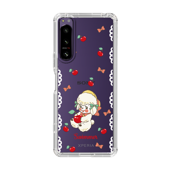 スリムプロテクションケース［ SWIMMER - チェリー - ラッフィー ］