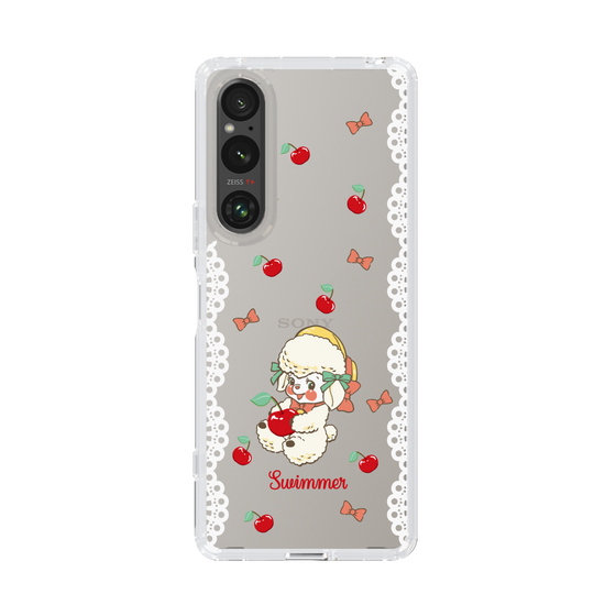 スリムプロテクションケース［ SWIMMER - チェリー - ラッフィー ］