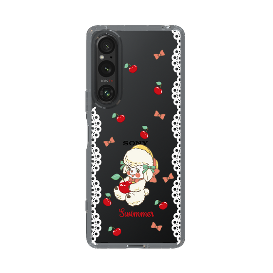 スリムプロテクションケース［ SWIMMER - チェリー - ラッフィー ］