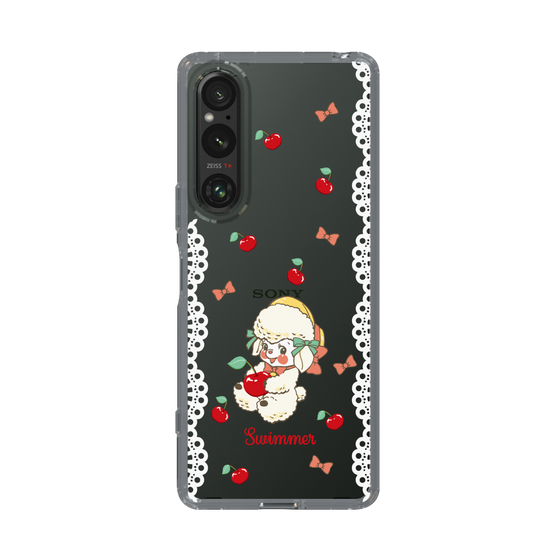 スリムプロテクションケース［ SWIMMER - チェリー - ラッフィー ］