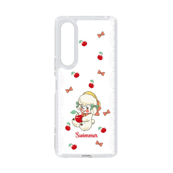 スリムプロテクションケース［ SWIMMER - チェリー - ラッフィー ］