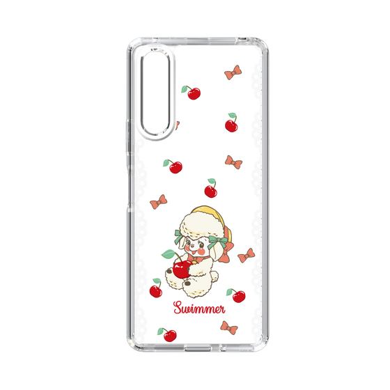 スリムプロテクションケース［ SWIMMER - チェリー - ラッフィー ］