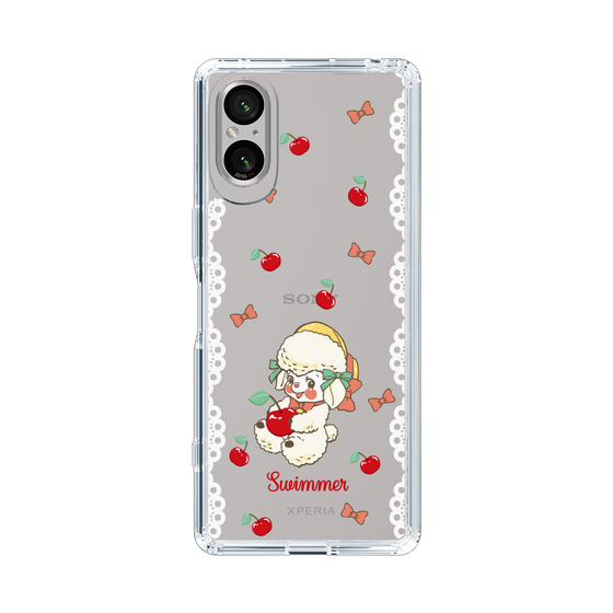 スリムプロテクションケース［ SWIMMER - チェリー - ラッフィー ］