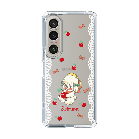 スリムプロテクションケース［ SWIMMER - チェリー - ラッフィー ］