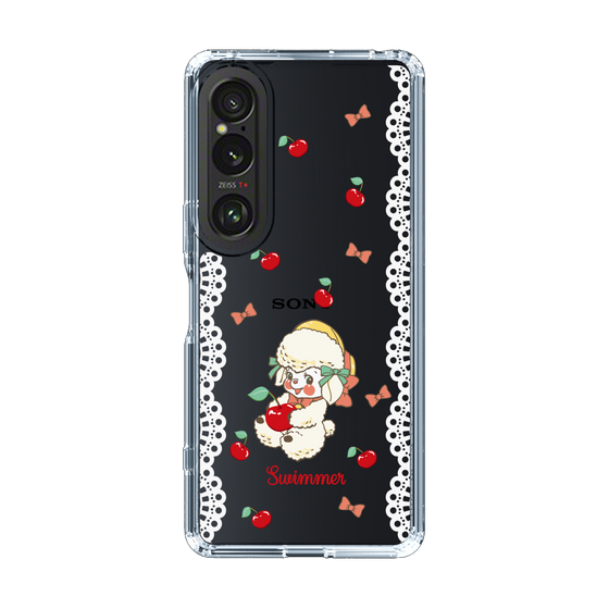 スリムプロテクションケース［ SWIMMER - チェリー - ラッフィー ］