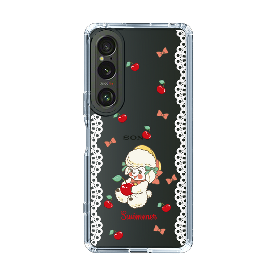 スリムプロテクションケース［ SWIMMER - チェリー - ラッフィー ］