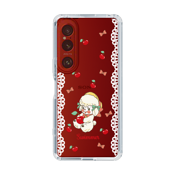 スリムプロテクションケース［ SWIMMER - チェリー - ラッフィー ］