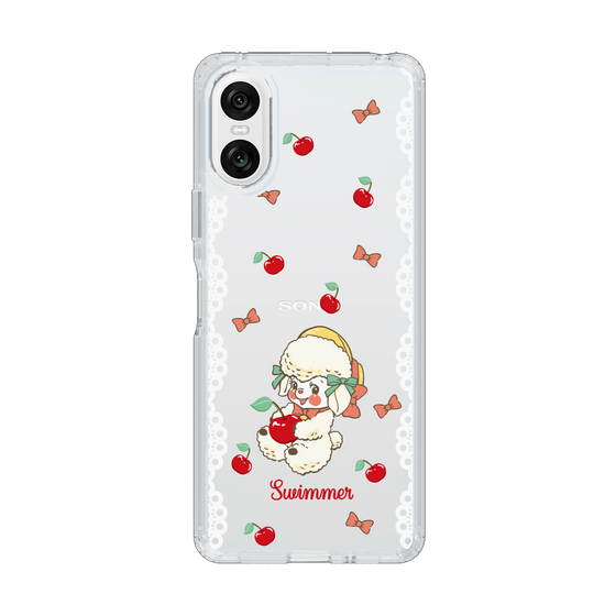 スリムプロテクションケース［ SWIMMER - チェリー - ラッフィー ］