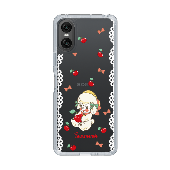 スリムプロテクションケース［ SWIMMER - チェリー - ラッフィー ］