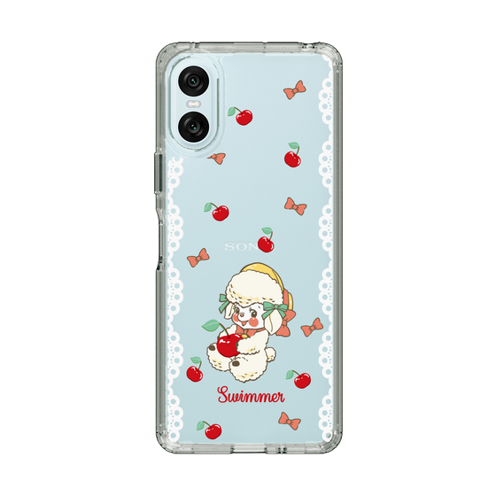 スリムプロテクションケース［ SWIMMER - チェリー - ラッフィー ］
