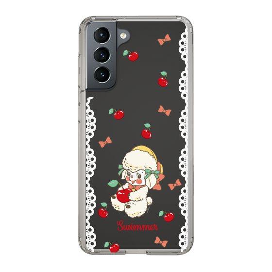 スリムプロテクションケース［ SWIMMER - チェリー - ラッフィー ］