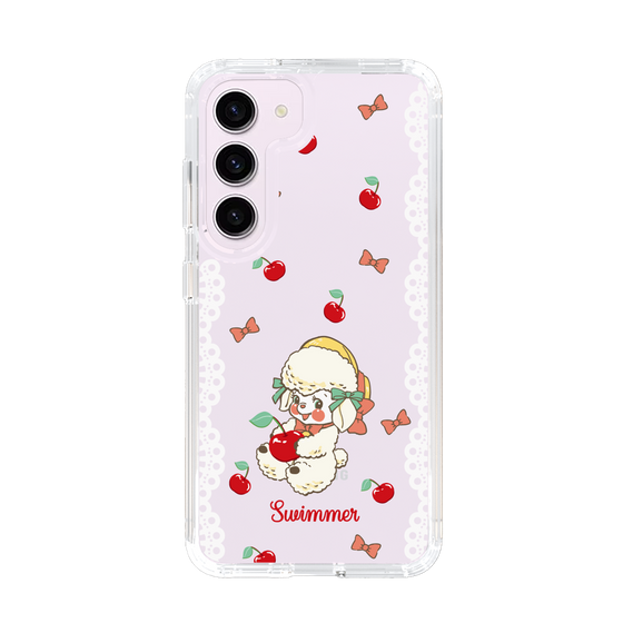 スリムプロテクションケース［ SWIMMER - チェリー - ラッフィー ］