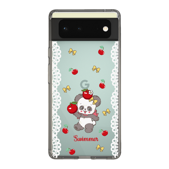 スリムプロテクションケース［ SWIMMER - チェリー - プーキー ］