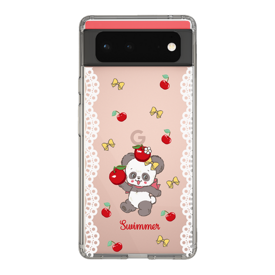 スリムプロテクションケース［ SWIMMER - チェリー - プーキー ］