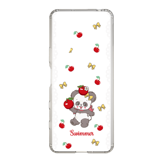 スリムプロテクションケース［ SWIMMER - チェリー - プーキー ］