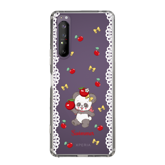 スリムプロテクションケース［ SWIMMER - チェリー - プーキー ］