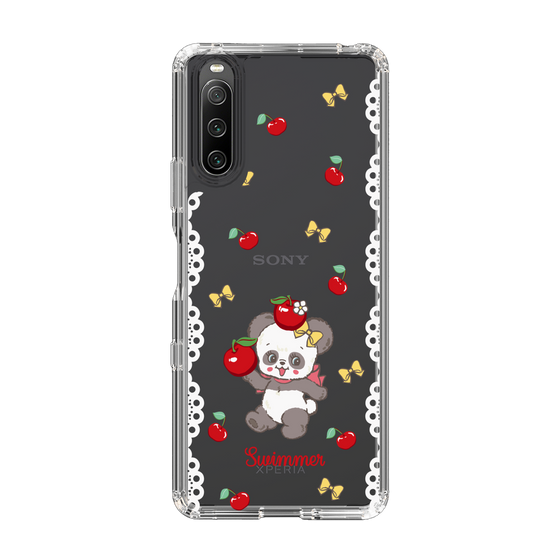 スリムプロテクションケース［ SWIMMER - チェリー - プーキー ］