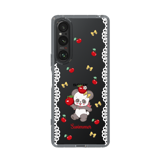 スリムプロテクションケース［ SWIMMER - チェリー - プーキー ］