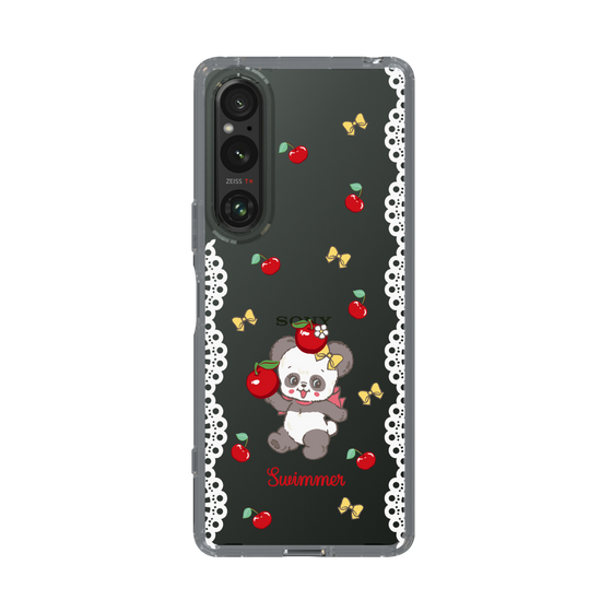 スリムプロテクションケース［ SWIMMER - チェリー - プーキー ］