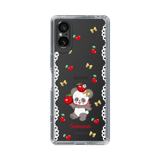 スリムプロテクションケース［ SWIMMER - チェリー - プーキー ］