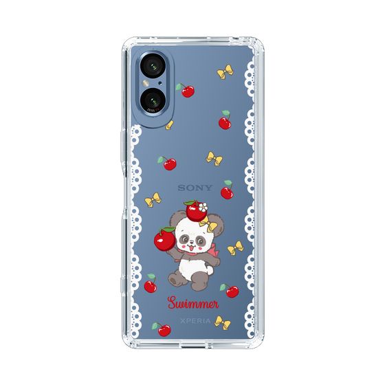 スリムプロテクションケース［ SWIMMER - チェリー - プーキー ］