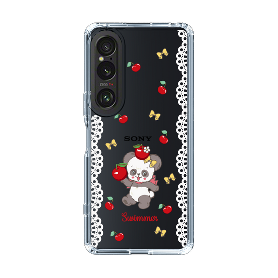 スリムプロテクションケース［ SWIMMER - チェリー - プーキー ］