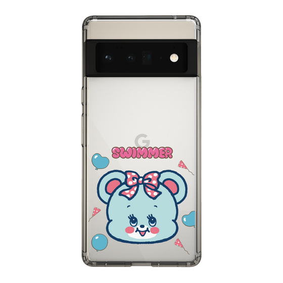 スリムプロテクションケース［ SWIMMER - フェイス - ハグリー ］