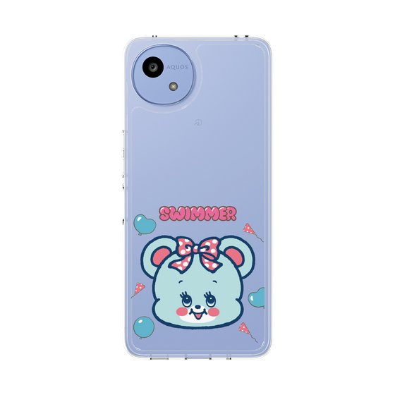 スリムプロテクションケース［ SWIMMER - フェイス - ハグリー ］