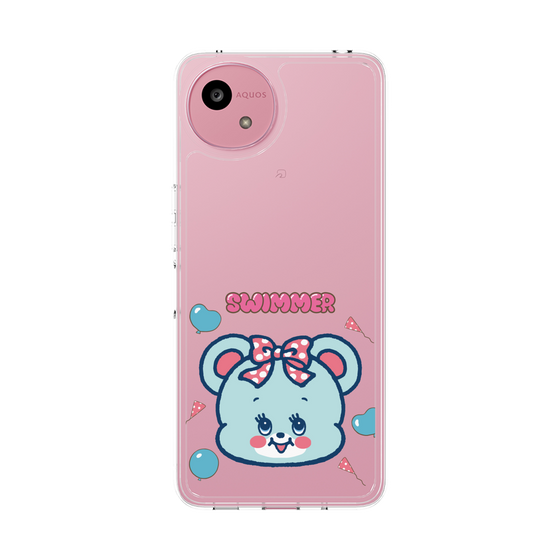 スリムプロテクションケース［ SWIMMER - フェイス - ハグリー ］