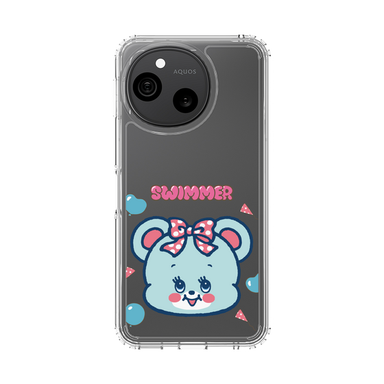 スリムプロテクションケース［ SWIMMER - フェイス - ハグリー ］