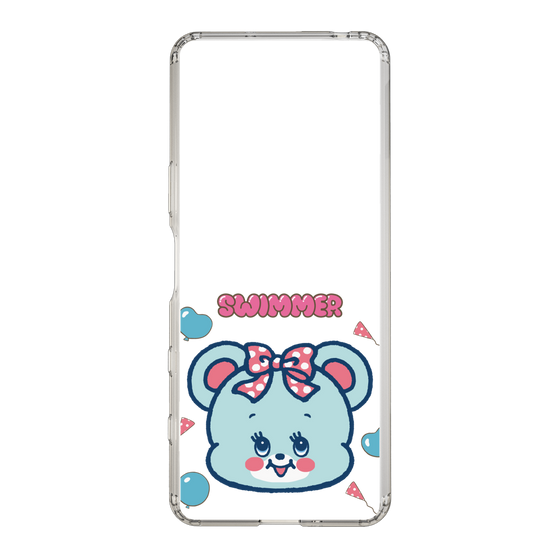 スリムプロテクションケース［ SWIMMER - フェイス - ハグリー ］