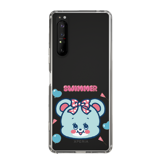 スリムプロテクションケース［ SWIMMER - フェイス - ハグリー ］