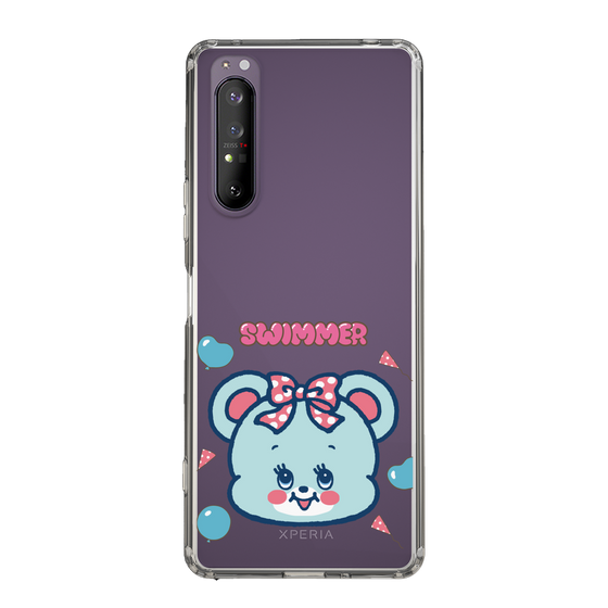 スリムプロテクションケース［ SWIMMER - フェイス - ハグリー ］