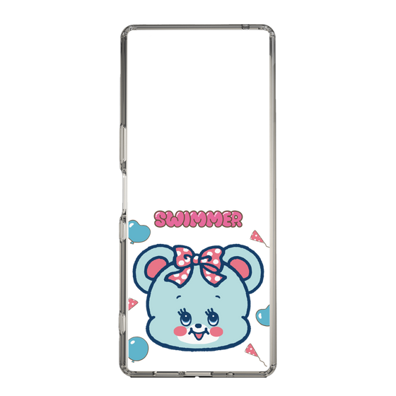 スリムプロテクションケース［ SWIMMER - フェイス - ハグリー ］