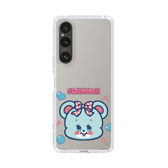 スリムプロテクションケース［ SWIMMER - フェイス - ハグリー ］