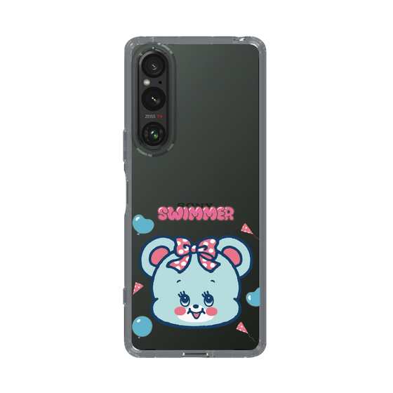 スリムプロテクションケース［ SWIMMER - フェイス - ハグリー ］