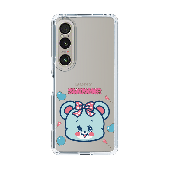 スリムプロテクションケース［ SWIMMER - フェイス - ハグリー ］