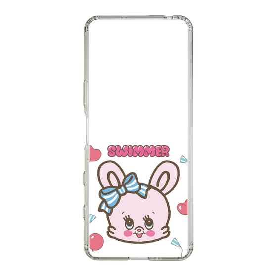 スリムプロテクションケース［ SWIMMER - フェイス - リバニー ］