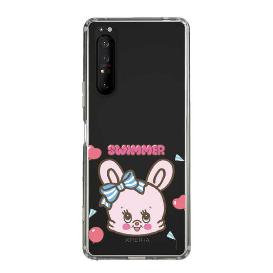 スリムプロテクションケース［ SWIMMER - フェイス - リバニー ］